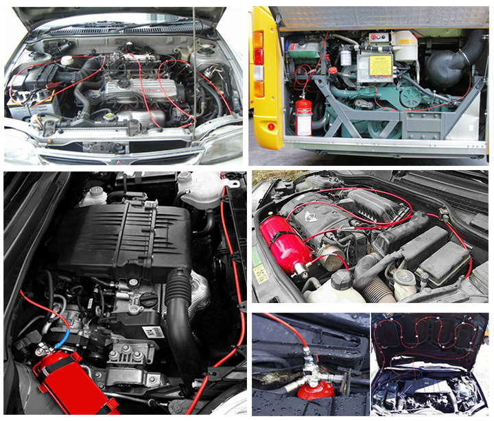 Pri-Safety Indirectly Automatic Fire Suppression System for Vehicle with Ce Certificate