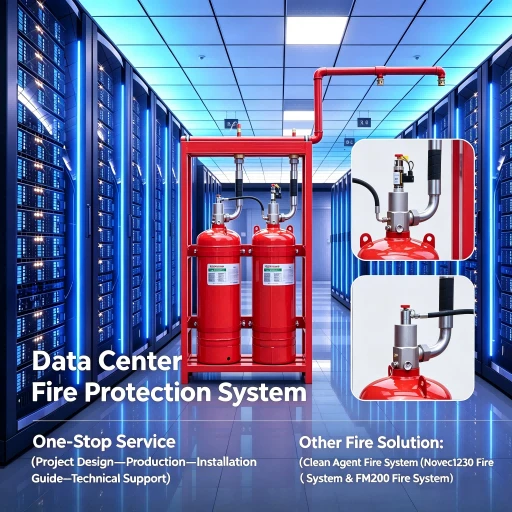 Clean Agent Fire Suppression System FM200 Fire System For Electrical And Control Room Protection
