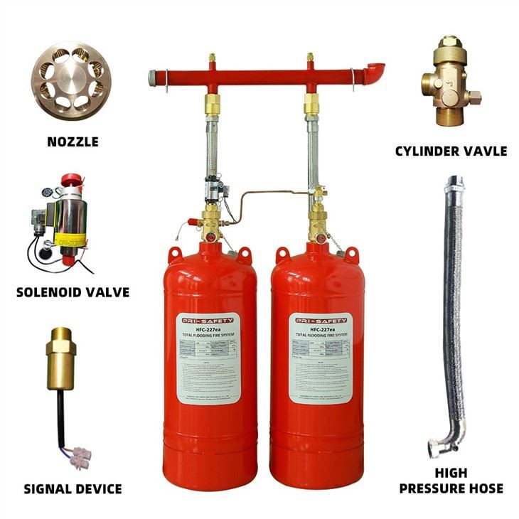 Total Flooding Hfc-227ea FM200 Fire Suppression System