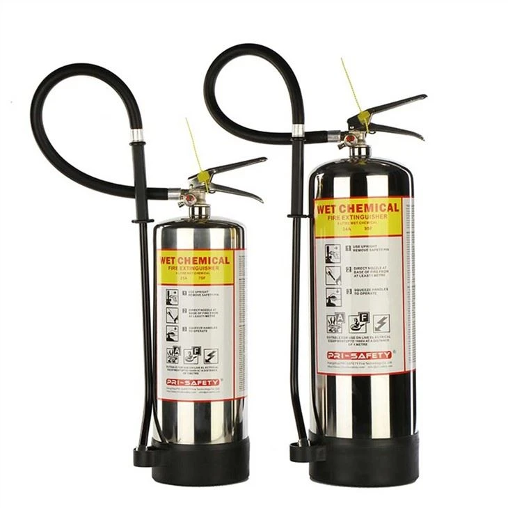Portable Class K Stainless Steel Fire Extinguishers