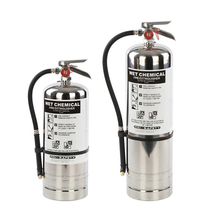 Portable Class K Stainless Steel Fire Extinguishers
