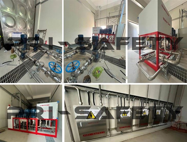 Water Mist Fire Suppression System For Data Centers And Critical Infrastructure High Pressure Water Mist System factory