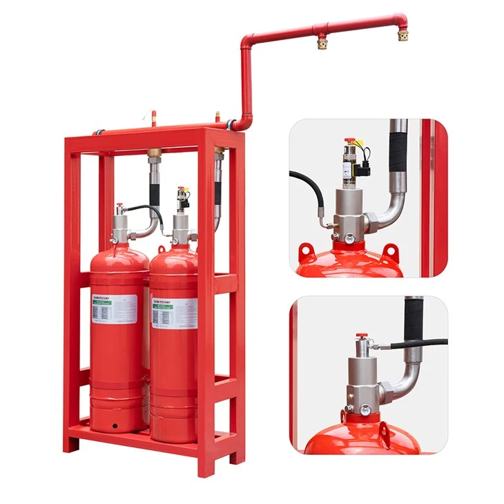NFPA Data Center Fire Protection High Pressure Water Mist Fire System FK5112 FM200 Fire System With VESDA Detection For Server & Battery Room price